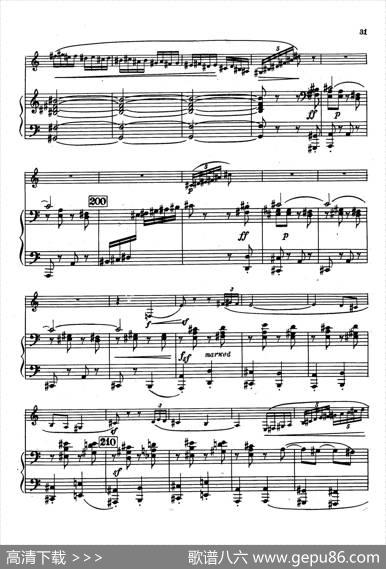 Sonata（萨克斯+钢琴伴奏）