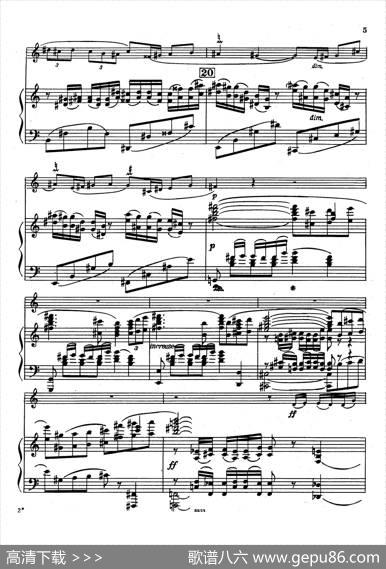 Sonata（萨克斯+钢琴伴奏）
