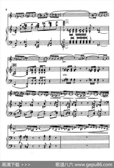 Sonata（萨克斯+钢琴伴奏）