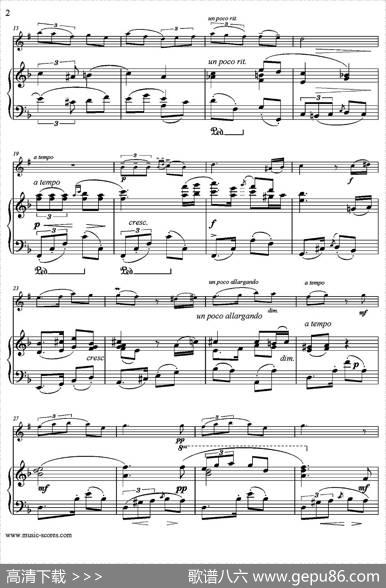Tango（单簧管+钢琴伴奏）