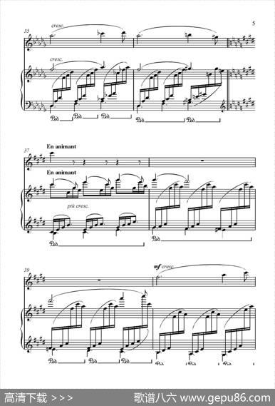 Clairdelune（长笛+钢琴伴奏）|Debussy