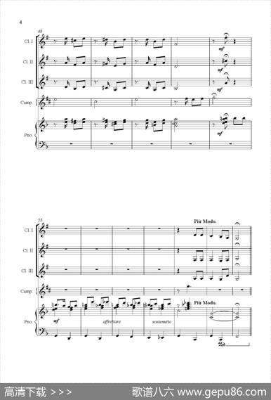 RondoCaprichoso（单簧管三重奏）