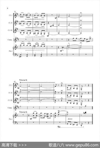 RondoCaprichoso（单簧管三重奏）