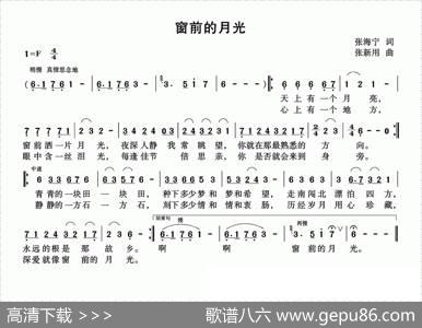 窗前的月光（张海宁词张新用曲） - 张海宁|张新用