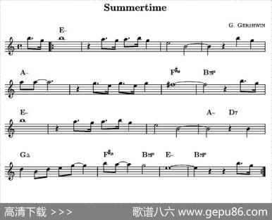 Summertime（单簧管）
