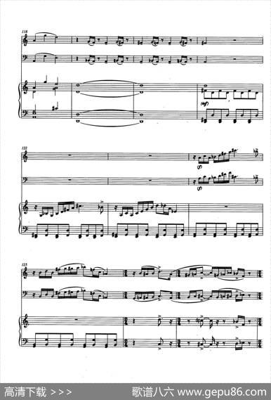 Trio（巴松、双簧管与钢琴三重奏总谱）|安德列·普列文(AndrePrevin)