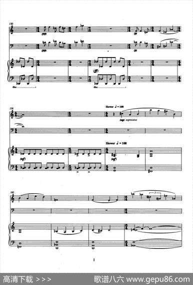 Trio（巴松、双簧管与钢琴三重奏总谱）|安德列·普列文(AndrePrevin)