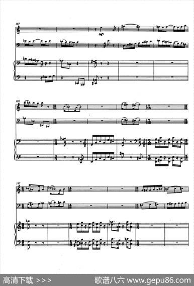 Trio（巴松、双簧管与钢琴三重奏总谱）|安德列·普列文(AndrePrevin)