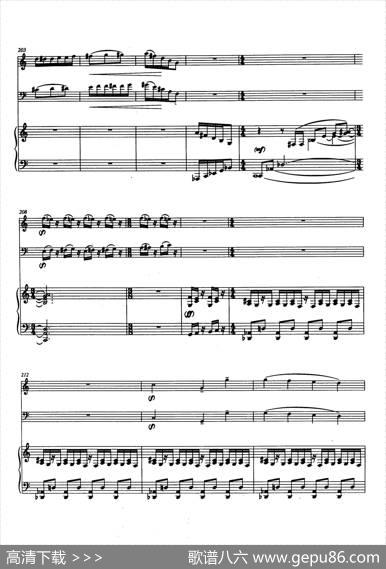 Trio（巴松、双簧管与钢琴三重奏总谱）|安德列·普列文(AndrePrevin)