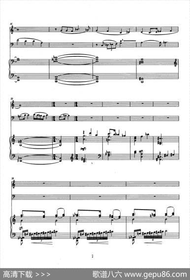 Trio（巴松、双簧管与钢琴三重奏总谱）|安德列·普列文(AndrePrevin)