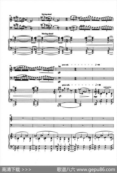 Trio（巴松、双簧管与钢琴三重奏总谱）|安德列·普列文(AndrePrevin)