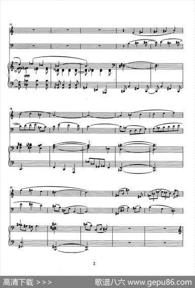 Trio（巴松、双簧管与钢琴三重奏总谱）|安德列·普列文(AndrePrevin)