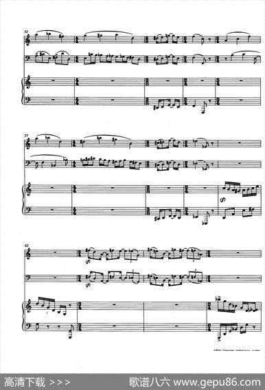 Trio（巴松、双簧管与钢琴三重奏总谱）|安德列·普列文(AndrePrevin)