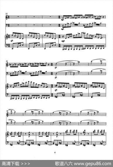 Trio（巴松、双簧管与钢琴三重奏总谱）|安德列·普列文(AndrePrevin)