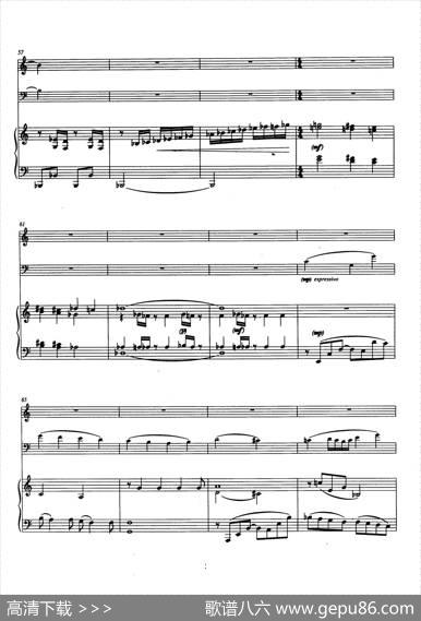 Trio（巴松、双簧管与钢琴三重奏总谱）|安德列·普列文(AndrePrevin)
