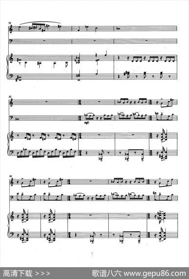 Trio（巴松、双簧管与钢琴三重奏总谱）|安德列·普列文(AndrePrevin)