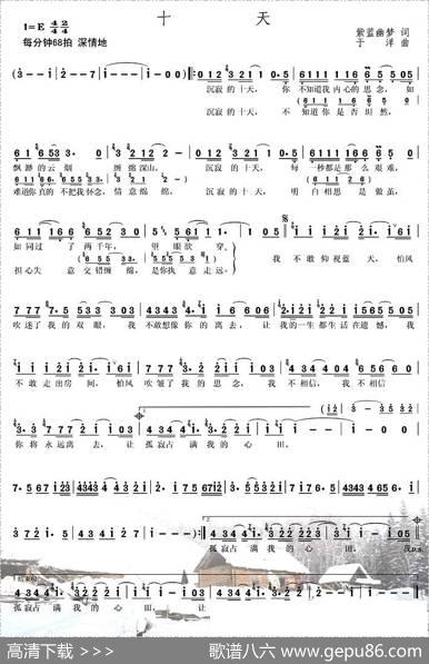 十天