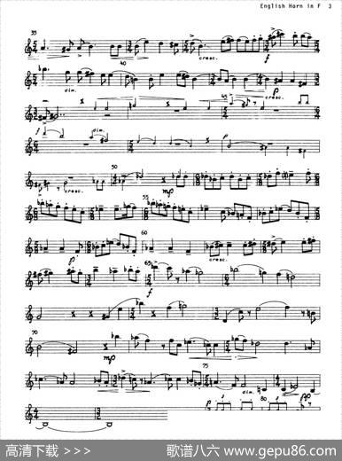 Sonata（英国管与钢琴奏鸣曲英国管分谱）|卡茨顿