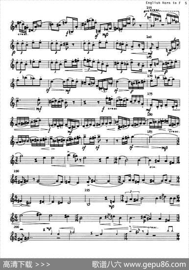Sonata（英国管与钢琴奏鸣曲英国管分谱）|卡茨顿