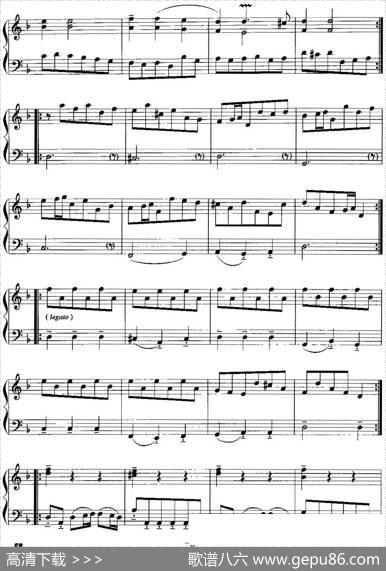 手风琴复调作品：萨拉班德舞曲|G.F.亨德尔
