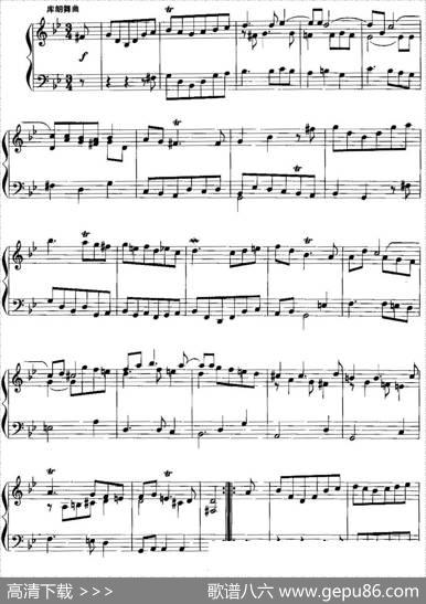 手风琴复调作品：组曲|G.F.亨德尔