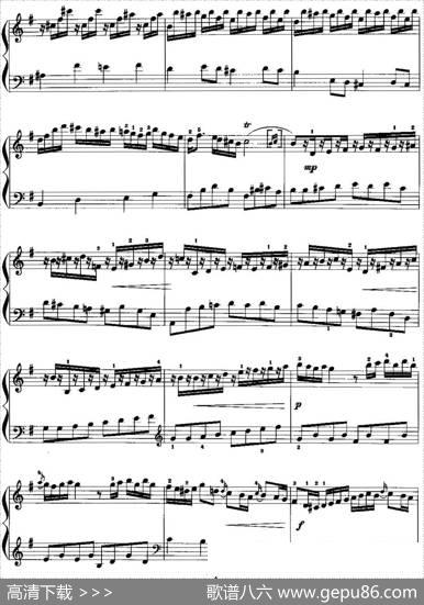 手风琴复调作品：奏鸣曲（J.C.巴赫作曲版、Op.5，No.3）|J.C.巴赫