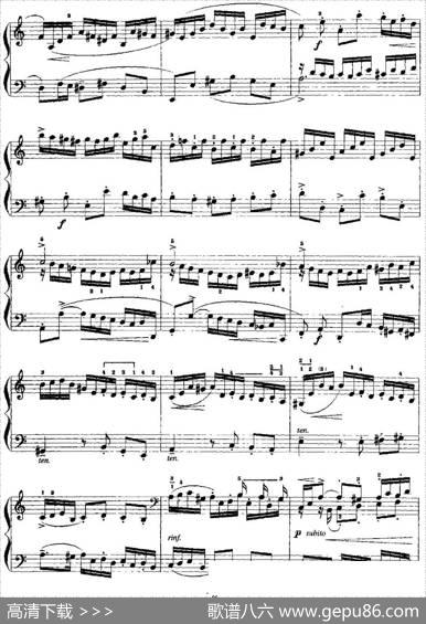 手风琴复调作品：前奏曲（选自第二英国组曲）|J.S.巴赫