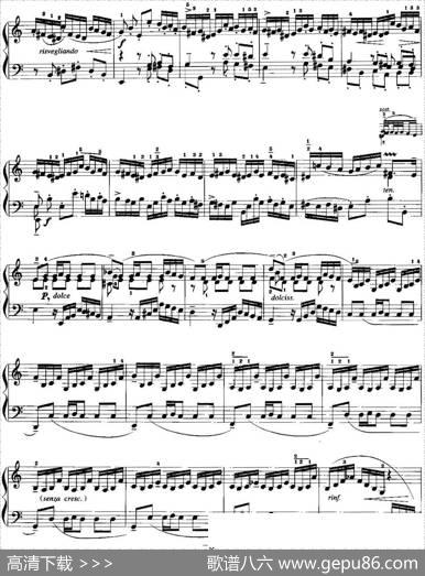 手风琴复调作品：前奏曲（选自第二英国组曲）|J.S.巴赫