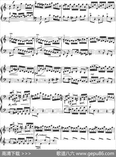 手风琴复调作品：前奏曲（选自第二英国组曲）|J.S.巴赫