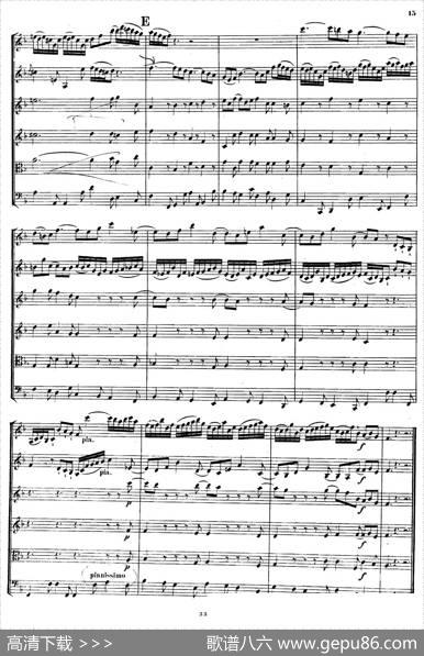 CONCERTOADUEVIOLINI.（巴赫D小调二重协奏曲总谱）|J·S·Bach