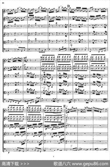 CONCERTOADUEVIOLINI.（巴赫D小调二重协奏曲总谱）|J·S·Bach