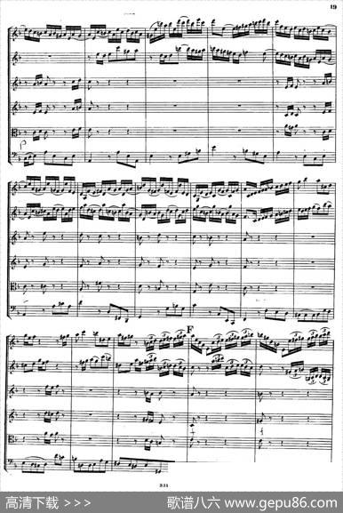 CONCERTOADUEVIOLINI.（巴赫D小调二重协奏曲总谱）|J·S·Bach
