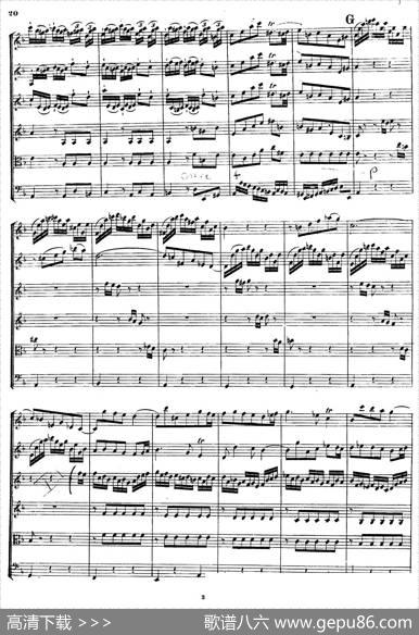 CONCERTOADUEVIOLINI.（巴赫D小调二重协奏曲总谱）|J·S·Bach