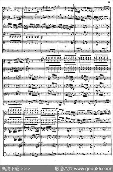 CONCERTOADUEVIOLINI.（巴赫D小调二重协奏曲总谱）|J·S·Bach