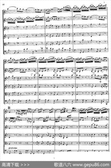 CONCERTOADUEVIOLINI.（巴赫D小调二重协奏曲总谱）|J·S·Bach