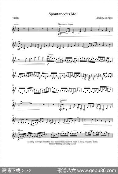 SpontaneousMe|LindseyStirling