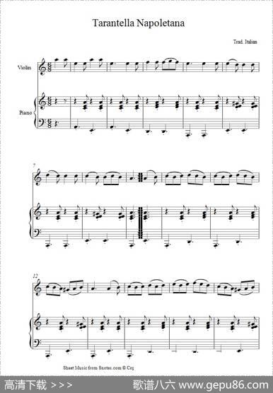 TarantellaNapoletana（小提琴+钢琴伴奏）