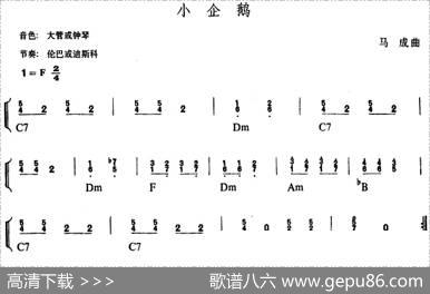 幼儿律动音乐：小企鹅|马成