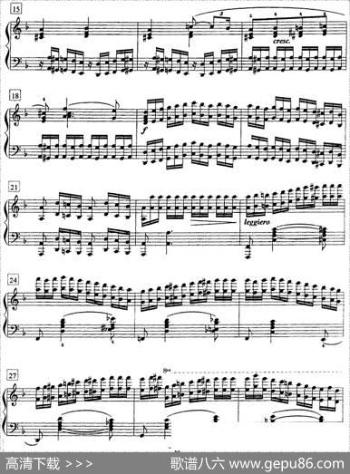 钢琴教程第七级练习曲（Op.72No.9）|莫什科夫斯基