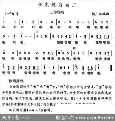 卡农练习曲（3首）|赖广益