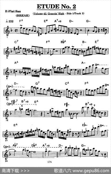 ETUDENo.2（中音萨克斯超吹练习曲）