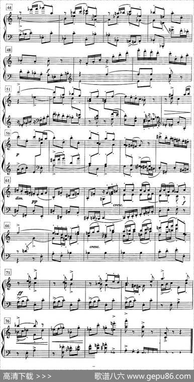 钢琴教程第八级复调曲（前奏曲与赋格Op.87No.2）|肖斯塔科维奇
