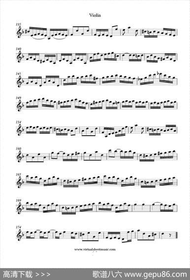 ConcertoinDminor（小提琴分谱）|J.S.Bach