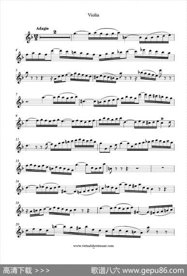ConcertoinDminor（小提琴分谱）|J.S.Bach
