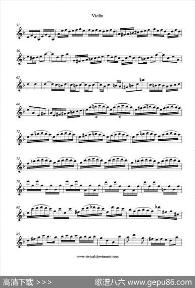 ConcertoinDminor（小提琴分谱）|J.S.Bach