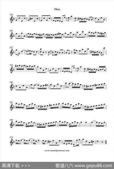 ConcertoinDminor（双簧管分谱）|J.S.Bach