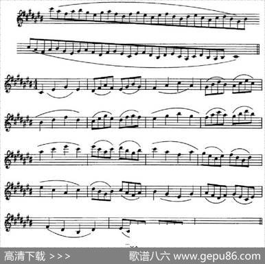 萨克斯演奏教程第三节（三音和弦-守调变奏）