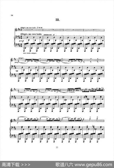 ConcertoinDMinorOp.47（小提琴+钢琴伴奏）|Sibelius（西贝柳斯）