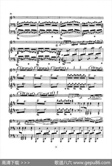 ConcertoinDMinorOp.47（小提琴+钢琴伴奏）|Sibelius（西贝柳斯）