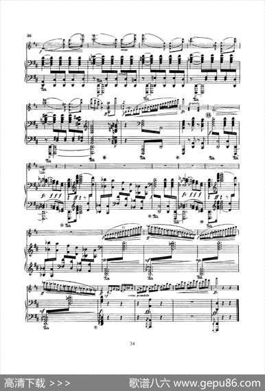 ConcertoinDMinorOp.47（小提琴+钢琴伴奏）|Sibelius（西贝柳斯）